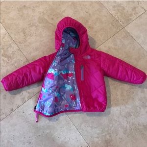 Reversible North Face toddler coat